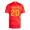 Officiële Voetbalshirt Spanje Daniel Carvajal 20 Thuis EK 2024 - Heren